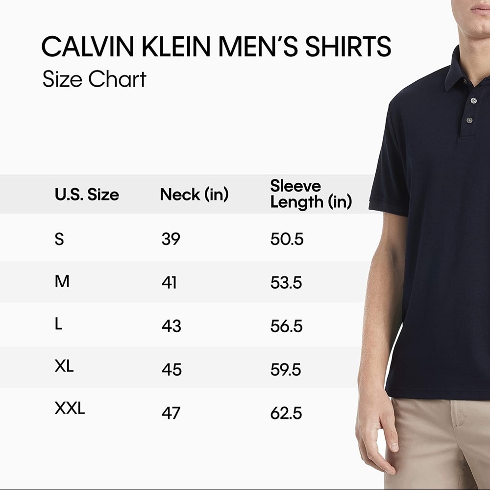 Calvin Klein blue polo shirt large NWOT - Picture 5 of 5